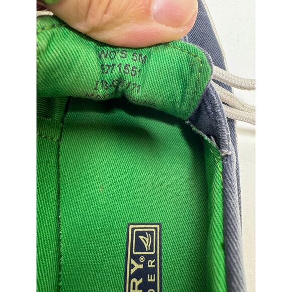 Sperry Top-Sider Sea Ketch Youth Kids Sneaker Loafer Sz 5M Blue Preppy School - Picture 6 of 7